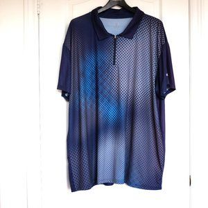 COPY - Fila indigo diamond halftone vector Golf Polo Jersey UPF 2 for $25